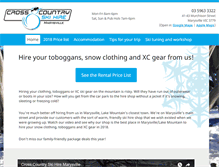 Tablet Screenshot of crosscountryskihire.com.au